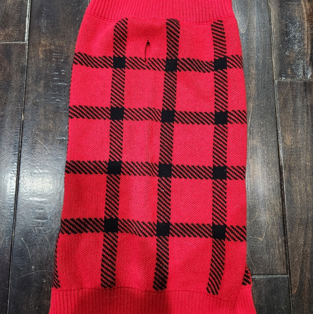 Charter Club Plaid Dog Sweater